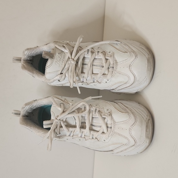 Sketchers D'Lites Women's White Athletic Memory Foam Chunky LaceUp Sneaker Size9 - Picture 3 of 10